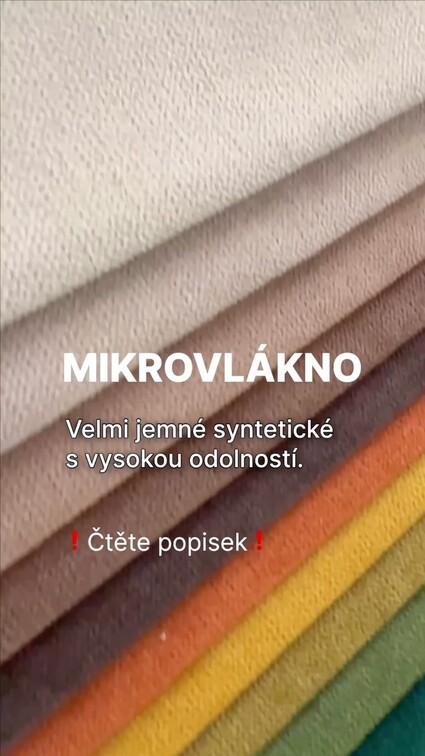 ❤️ Mikrovlákno je vhodné do interiéru, který s vámi sdílí&nbsp;&hellip;
